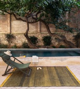 Nanimarquina Tres Outdoor Texture rug Mustard NM180-01-170240 Mustard