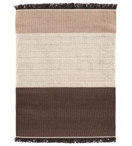 Nanimarquina Tres Stripes rug Chocolate NM177-07-170240 Chocolate