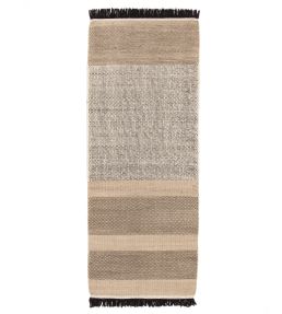 Nanimarquina Tres Stripes Runner rug Black NM176-02-80240 Black