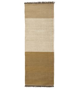 Nanimarquina Tres Stripes Runner rug Ochre NM176-07-80240 Ochre