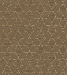 Tressana Wallpaper by Casamance Ebene/Dore