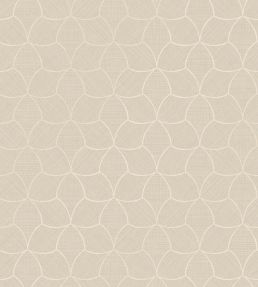 Tressana Wallpaper by Casamance Sable/Nacre