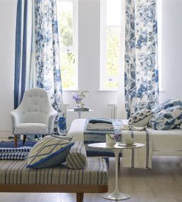 Trevenna Fabric by Designers Guild Cobalt