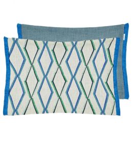 Trevenna Cushion 60 x 45cm by Designers Guild Cobalt