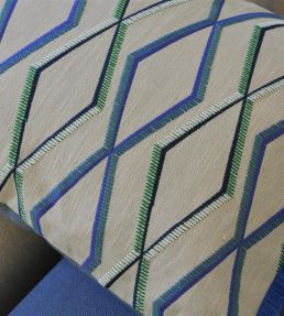 Trevenna Cushion 60 x 45cm by Designers Guild Cobalt