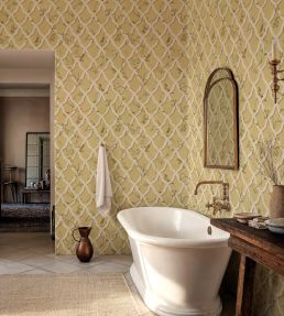 Triana Wallpaper by Coordonne Ocre