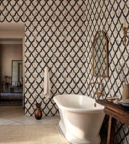 Triana Wallpaper by Coordonne Pizarra