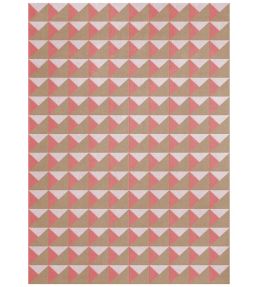 Layered Triangle rug Persimmon Pink TRIPP180270 Persimmon Pink