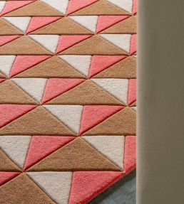 Layered Triangle rug Persimmon Pink TRIPP180270 Persimmon Pink