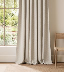 Triangle Trellis Fabric by Scion Pebble