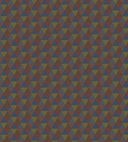 Triangles Tropicales Wallpaper by Jannelli&Volpi Blue/Red