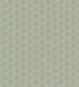 Triangles Tropicales Wallpaper by Jannelli&Volpi Duck Egg Blue