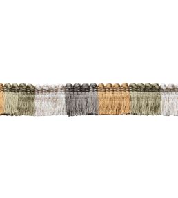 Trianon Blocked Brush Fringe Trimming by Samuel & Sons Citrine