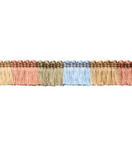 Trianon Blocked Brush Fringe Trimming by Samuel & Sons Marzipan