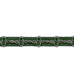 Trianon Braid Trimming by Samuel & Sons Emerald