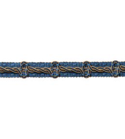 Trianon Braid Trimming by Samuel & Sons Lapis