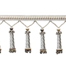 Trianon Carved Beaded Fringe Trimming by Samuel & Sons Sterling
