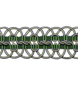 Trianon Crete Trimming by Samuel & Sons Emerald