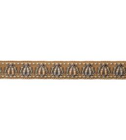 Trianon Ombre Border Trimming by Samuel & Sons Citrine