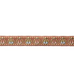 Trianon Ombre Border Trimming by Samuel & Sons Marzipan