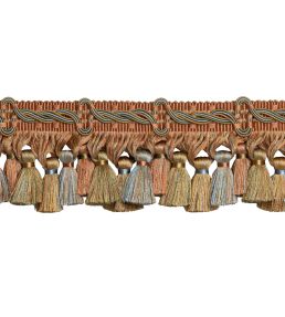 Trianon Scalloped Tassel Fringe Trimming by Samuel & Sons Marzipan
