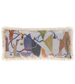 Trinquetaille Cushion 60 x 30cm by Christian Lacroix Terre Cuite