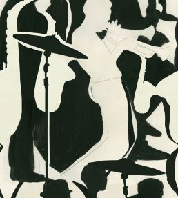 Tripping Wallpaper by MINDTHEGAP Anthracite