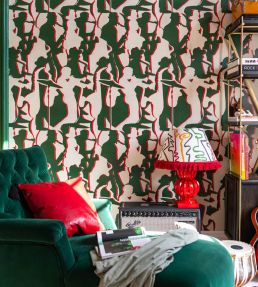 Tripping Wallpaper by MINDTHEGAP Anthracite
