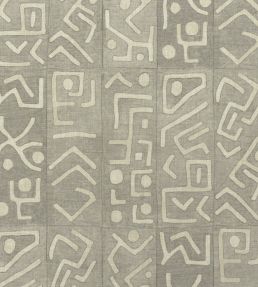 Trojan Outdoor Fabric by Andrew Martin Smoke
