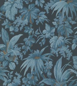 Tropical Wallpaper by Jannelli&Volpi Navy Blue