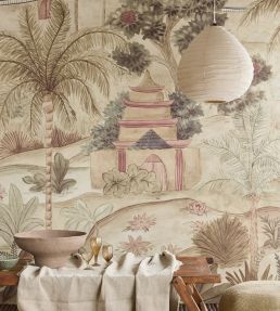 Majestic Garden Mural by Eijffinger Natural