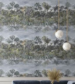 Tropical Reflections Wallpaper by Brand McKenzie Green