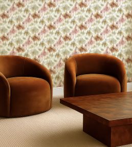 Trueno Wallpaper by Clarke & Clarke Spice/Blush