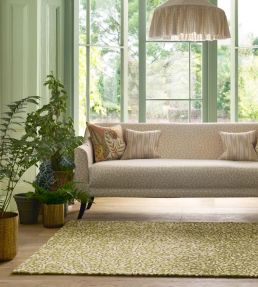 Sanderson Truffle Outdoor rug Olive 446007140200-US Olive