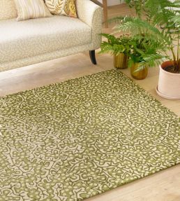 Sanderson Truffle Outdoor rug Olive 446007140200-US Olive