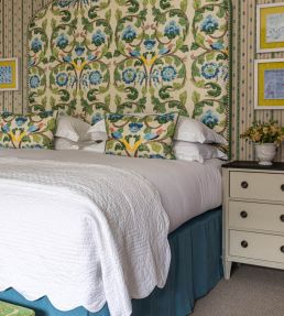Tudor Rose Fabric by GP & J Baker Chocolate