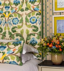 Tudor Rose Fabric by GP & J Baker Chocolate