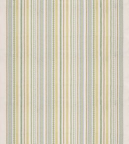 Tudor Stripe Fabric by GP & J Baker Green