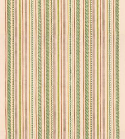 Tudor Stripe Fabric by GP & J Baker Red/Green