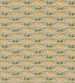 Tulip & Jasmine Fabric by GP & J Baker Red/Green