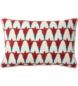 Tulip Iron Cushion 60 x 40cm by Molly Mahon Indigo