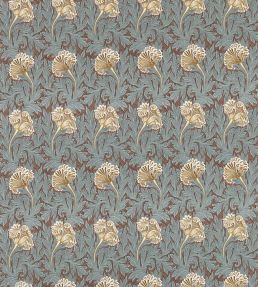 Tulip Fabric by Morris & Co Bullrush/Slate