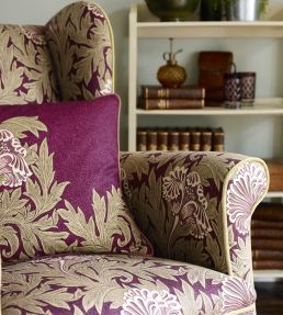 Tulip Fabric by Morris & Co Heather/Olive