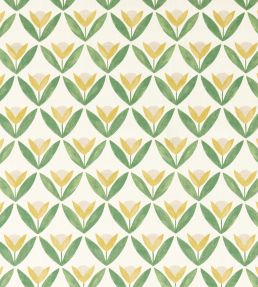 Tulip Trellis Print Fabric by Scion Honey