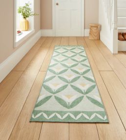 Scion Tulip Trellis Runner rug Pine STULTRE3PIN6123 Pine