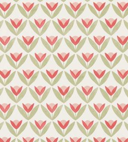 Tulip Trellis Wallpaper by Scion Berry
