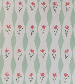 Tulip Wave Fabric by Sophie Harpley Pistachio