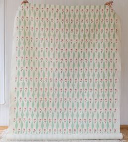 Tulip Wave Fabric by Sophie Harpley Pistachio