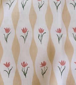 Tulip Wave Fabric by Sophie Harpley Straw