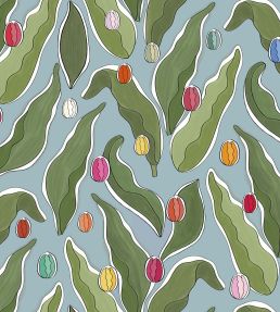 Tulips Festival Wallpaper by Ottoline Blue